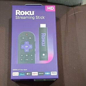 Roku Streaming Stick - Purple and Black